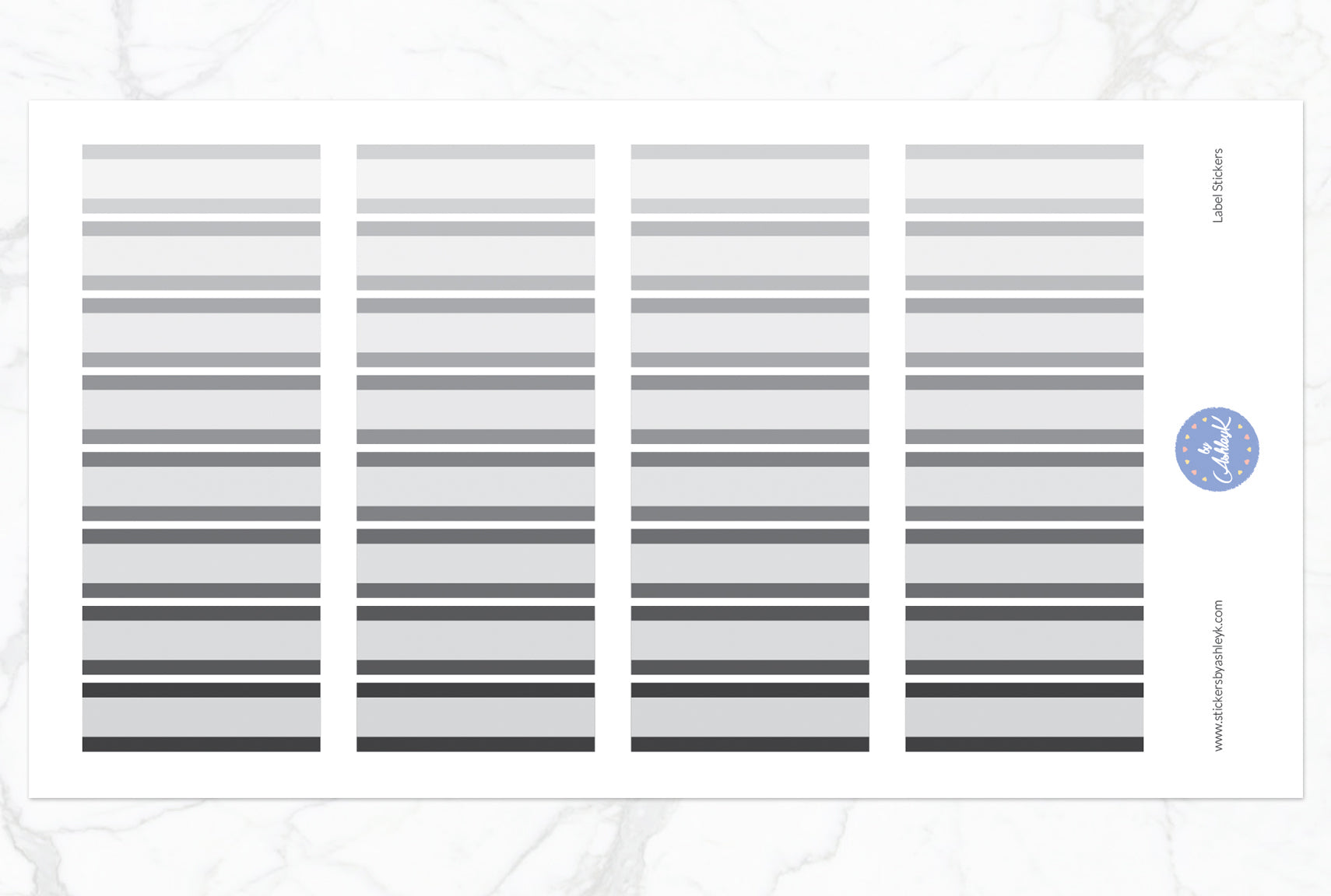 Label Stickers - Monochrome