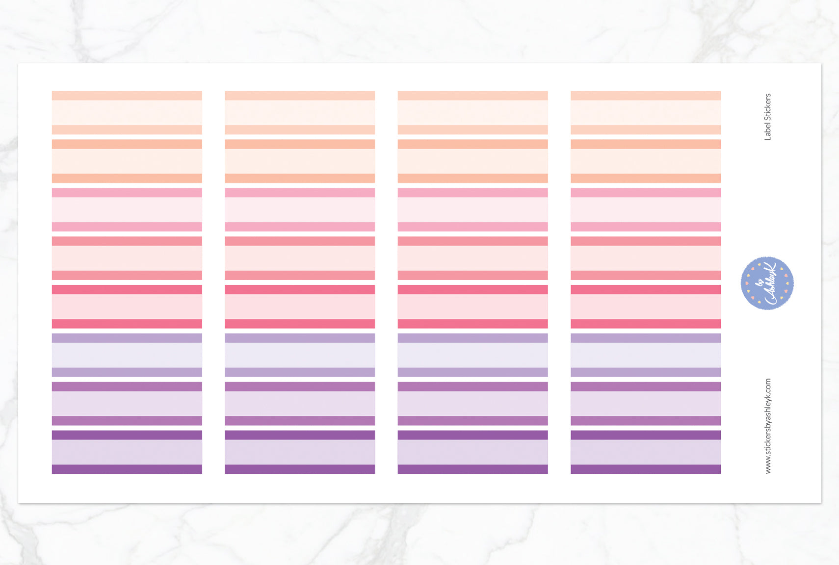 Label Stickers - Raspberry