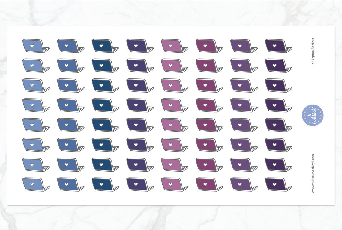Laptop Stickers - Blueberry
