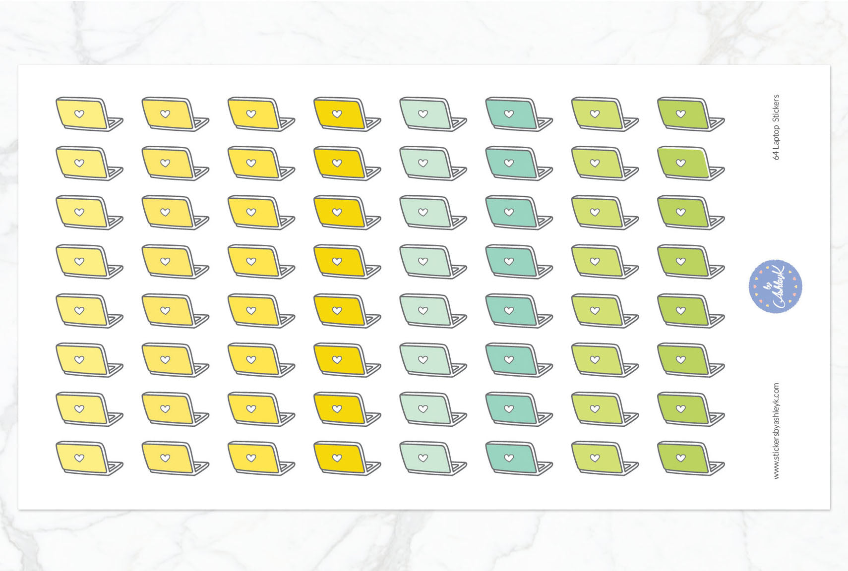 Laptop Stickers - Lemon&Lime