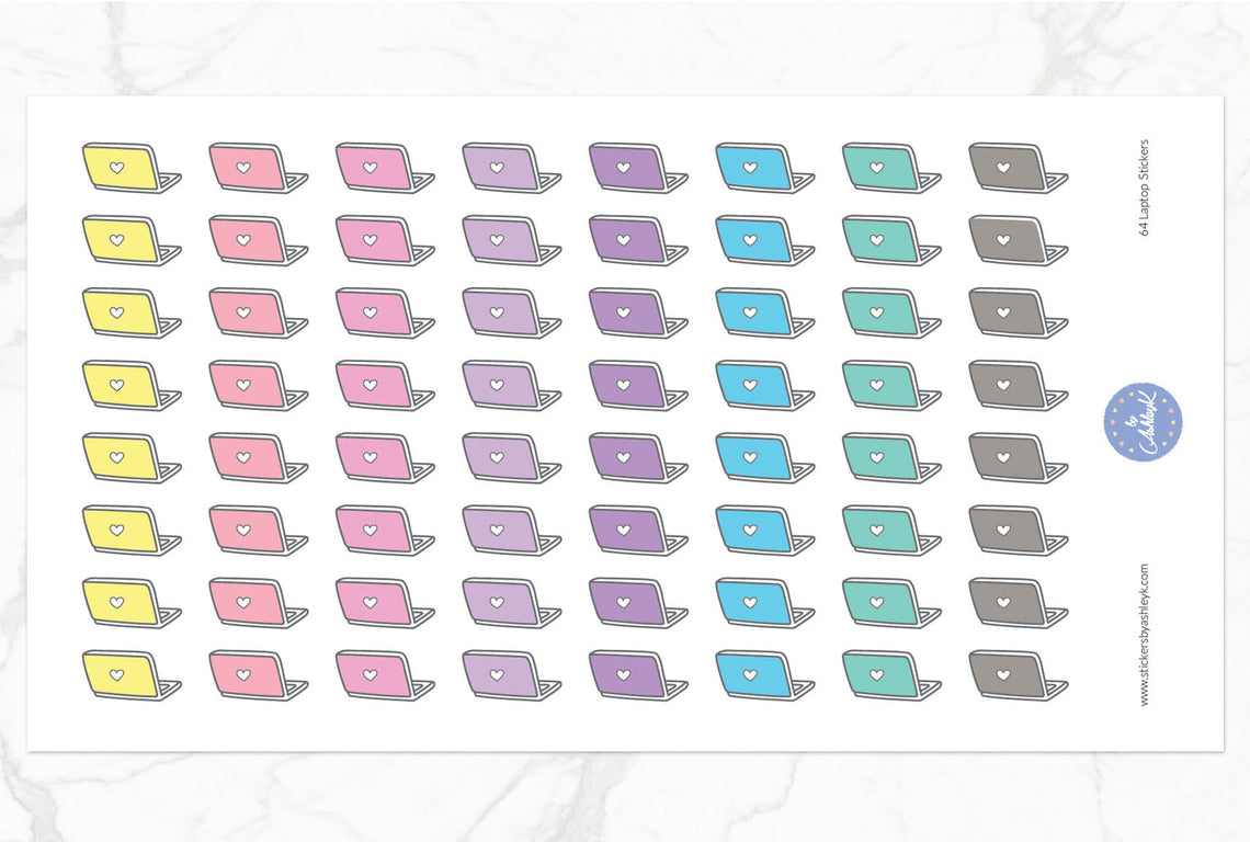 Laptop Stickers - Pastel
