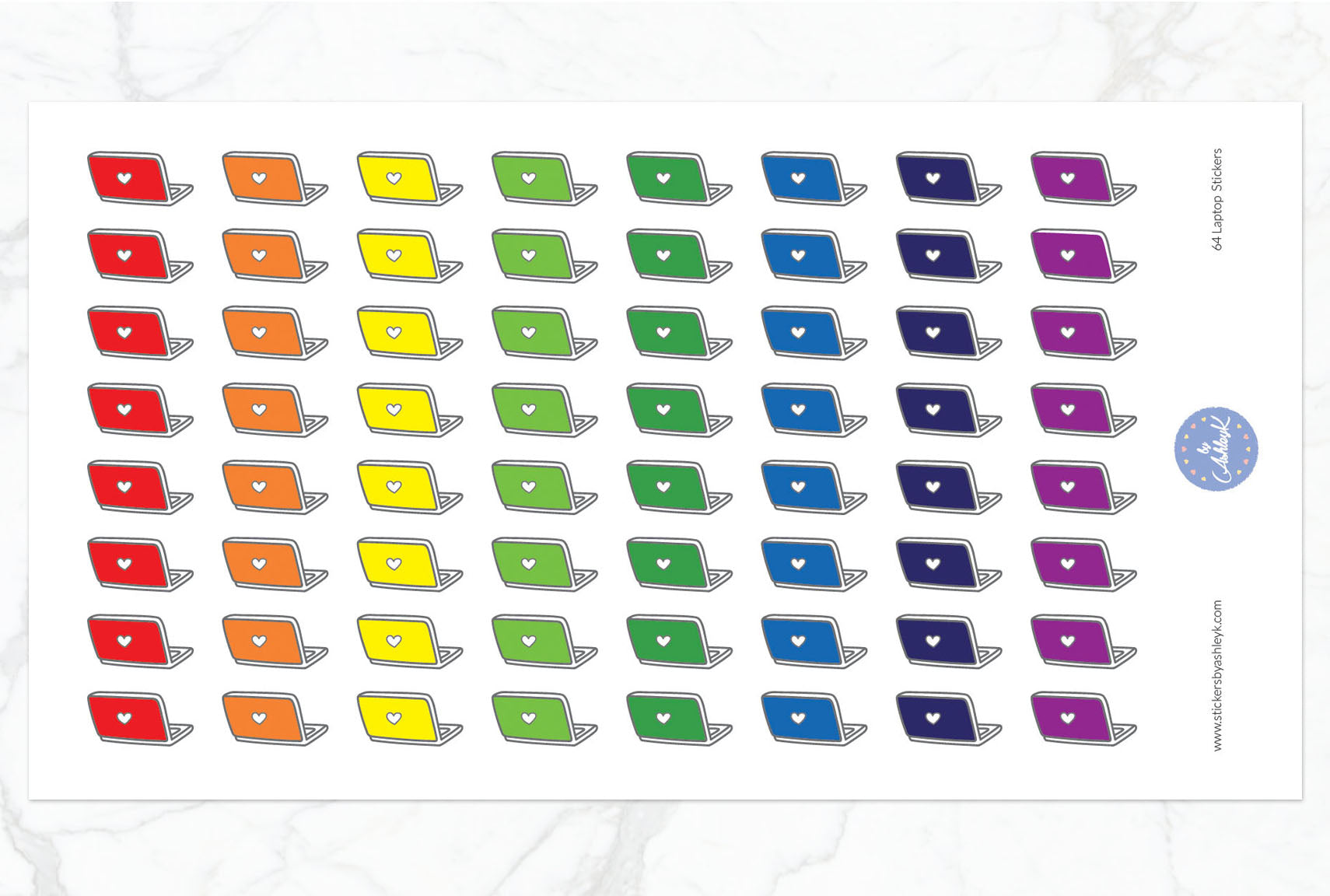 Laptop Stickers - Rainbow
