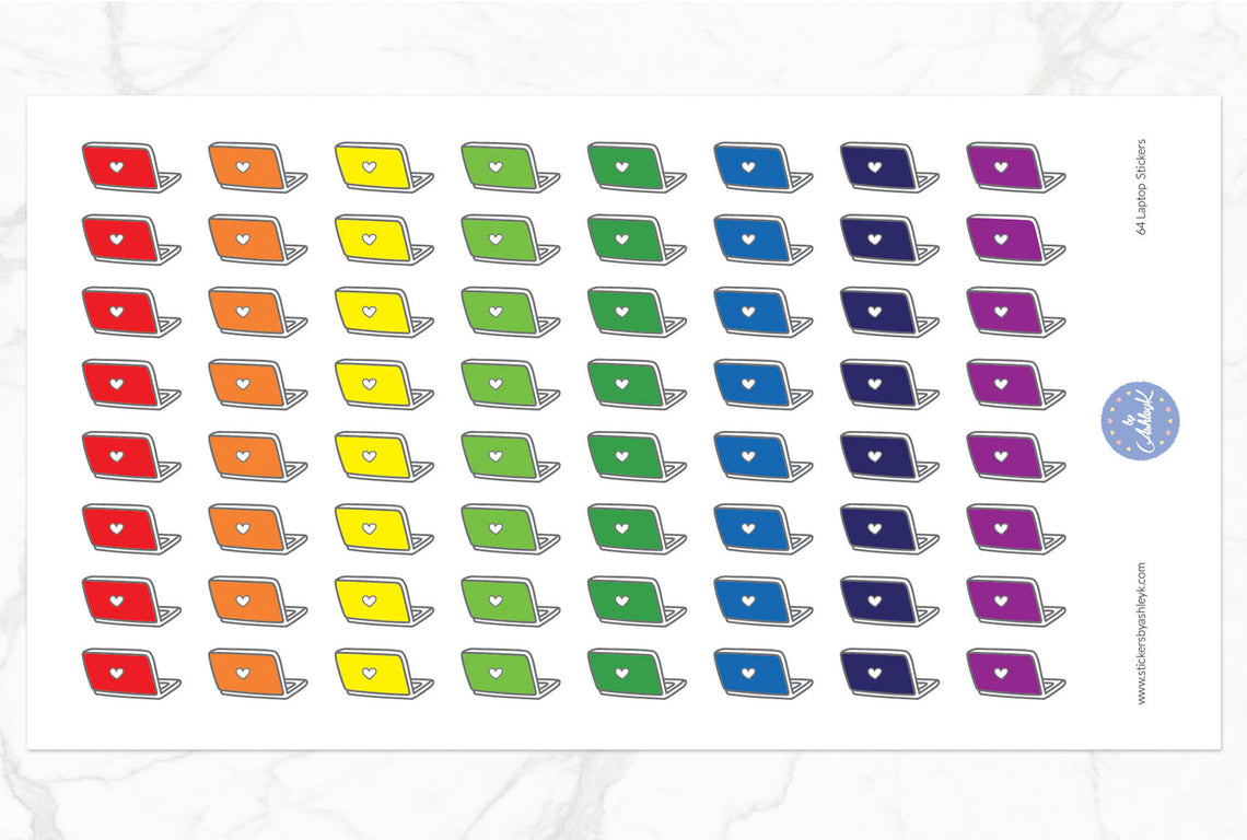 Laptop Stickers - Rainbow