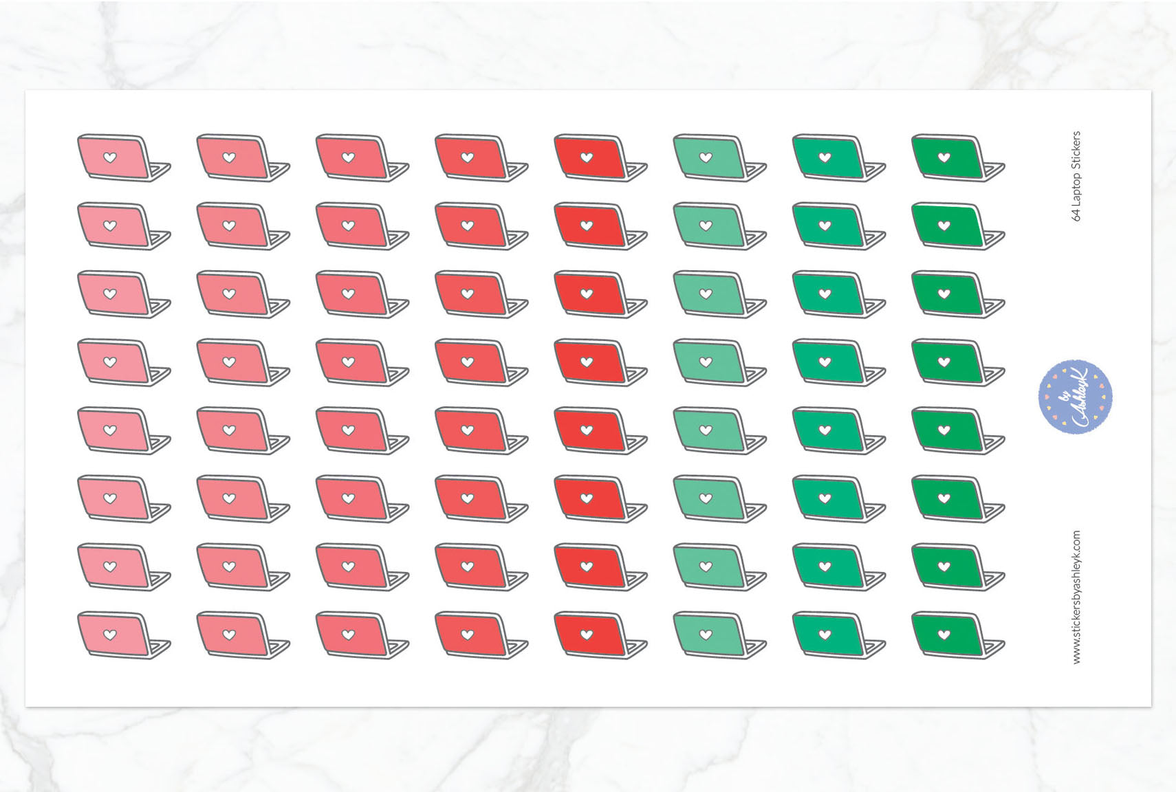 Laptop Stickers - Watermelon