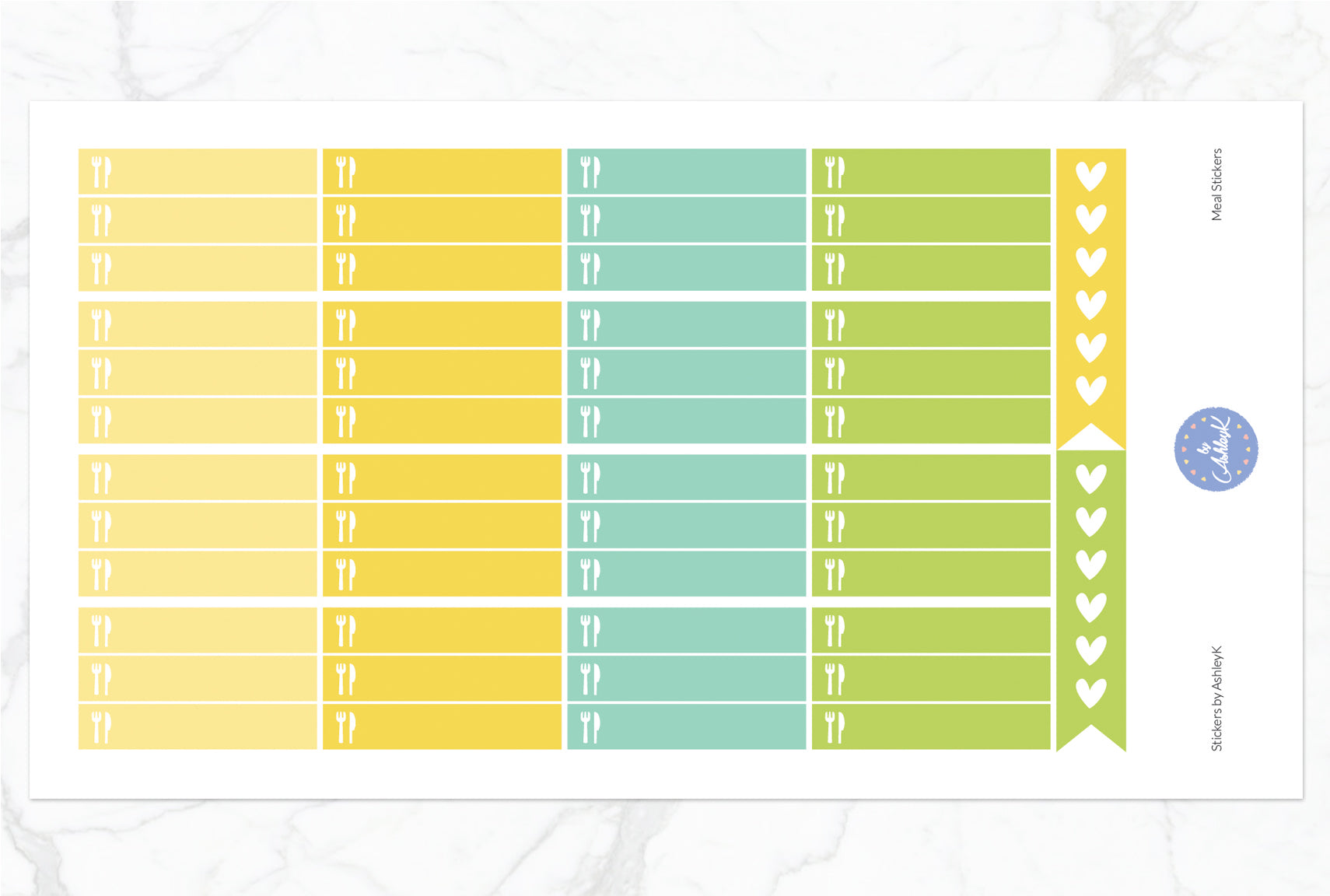 Meal Stickers - Lemon&Lime