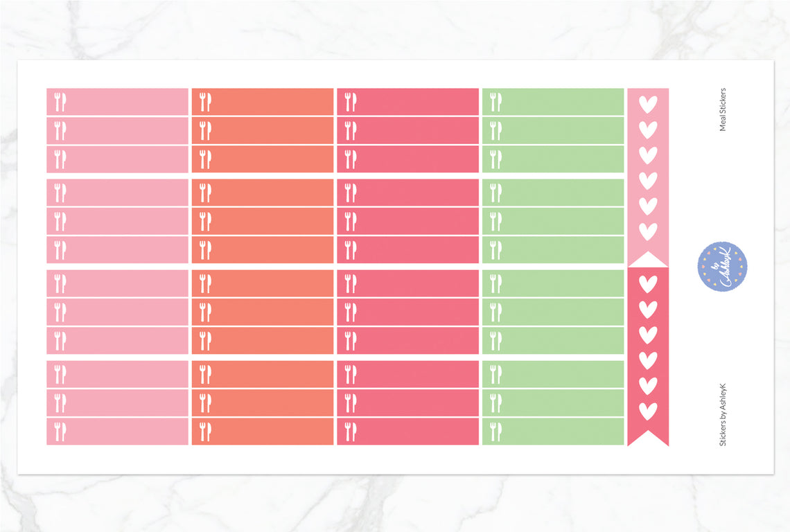 Meal Stickers - Strawberry
