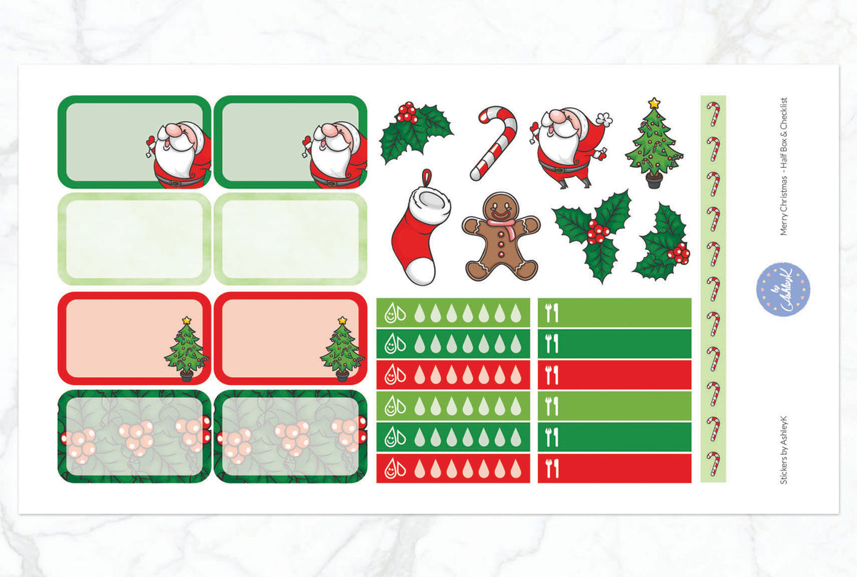 Wonderful Christmas Weekly Kit – Stickers by AshleyK