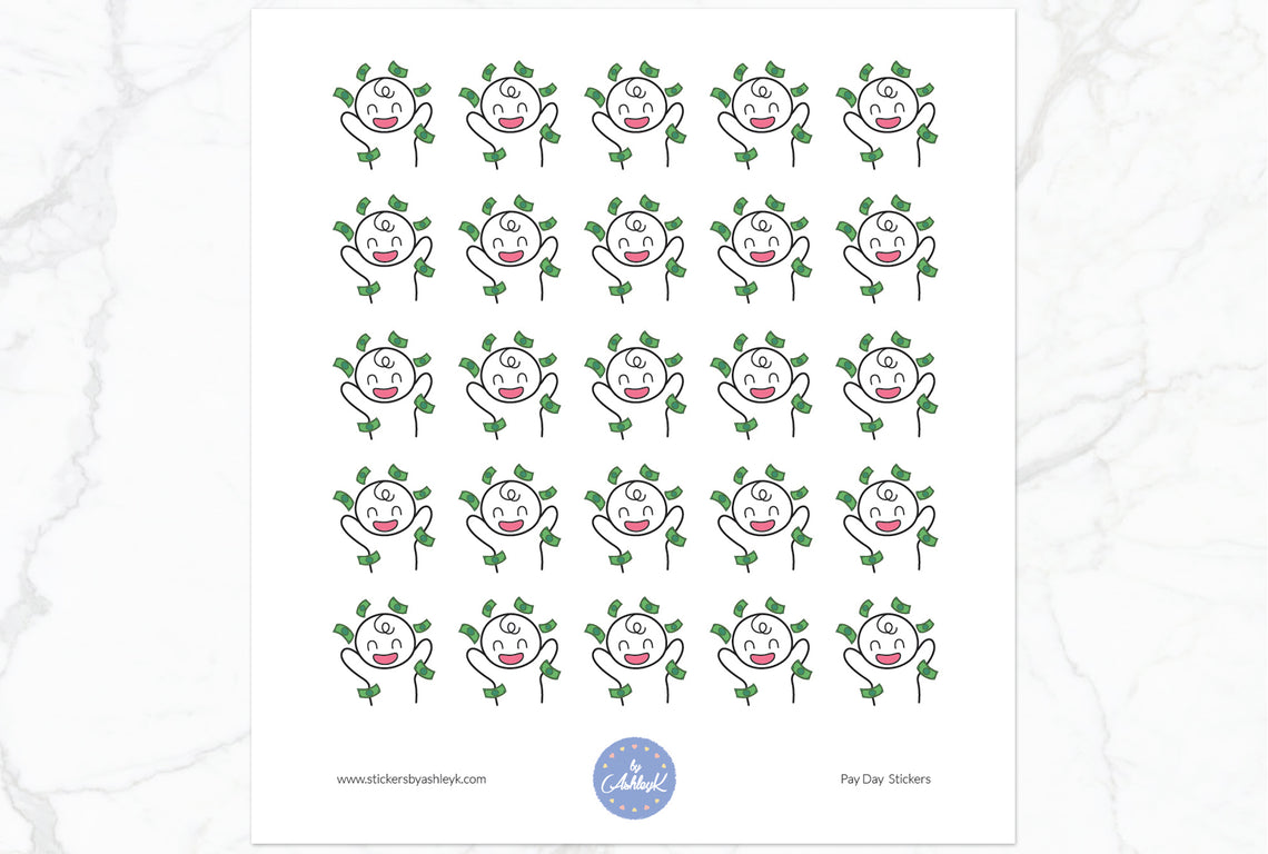 Mini Pay Day Emoticon Stickers