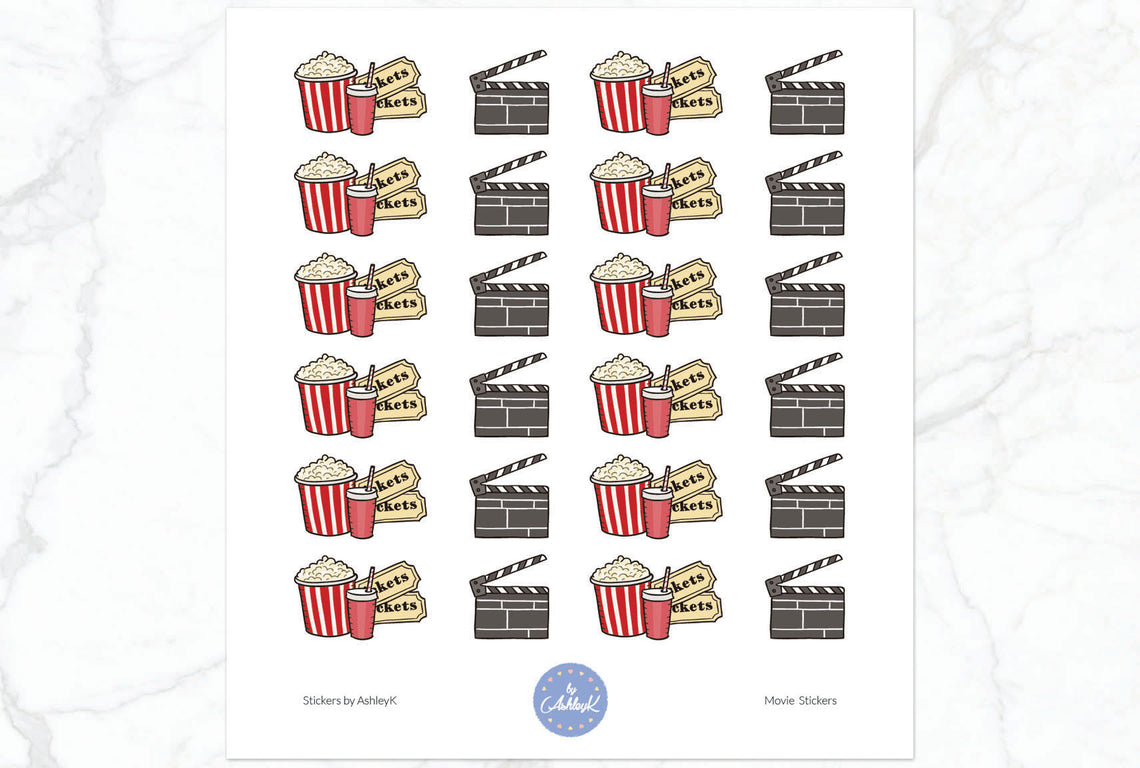 Movie Stickers - Mixed