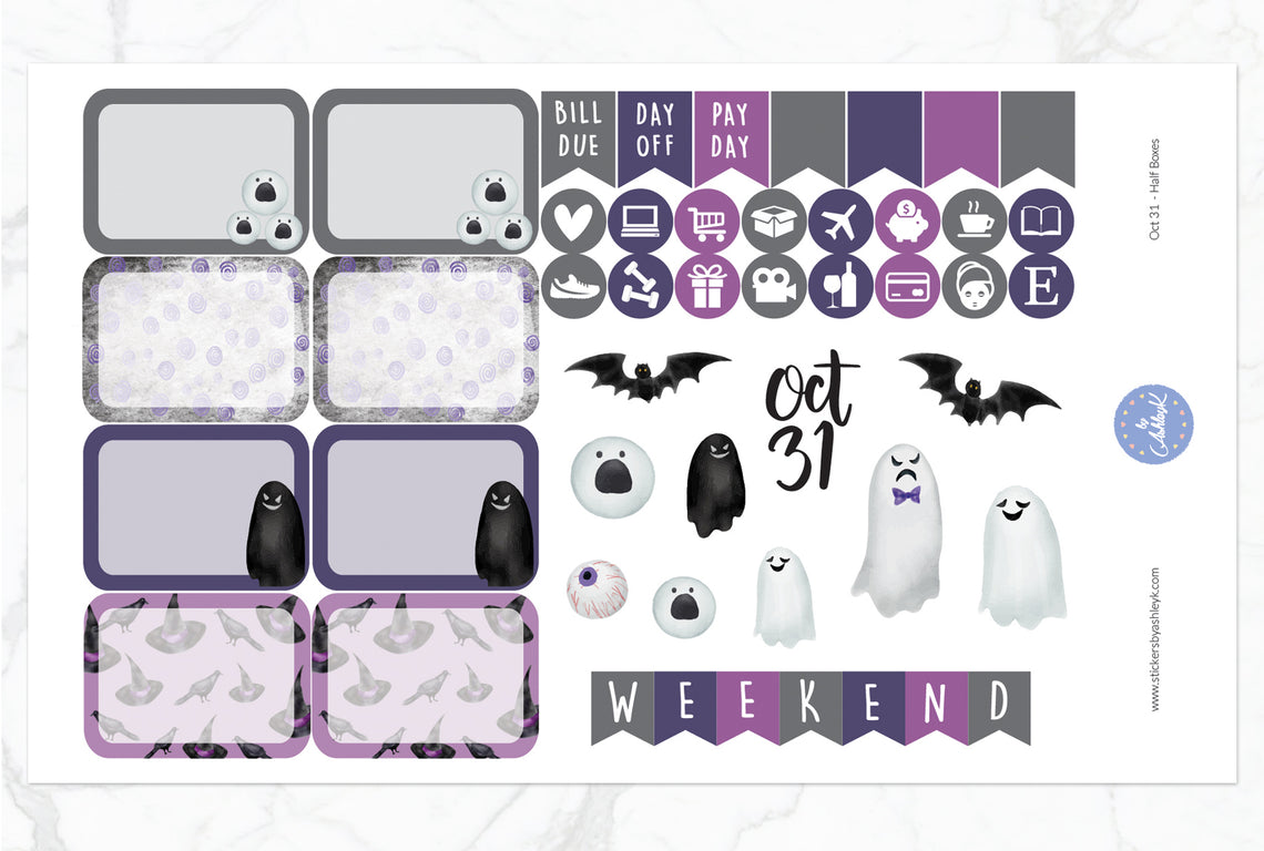 Oct 31 Weekly Kit  - Half Box Sheet