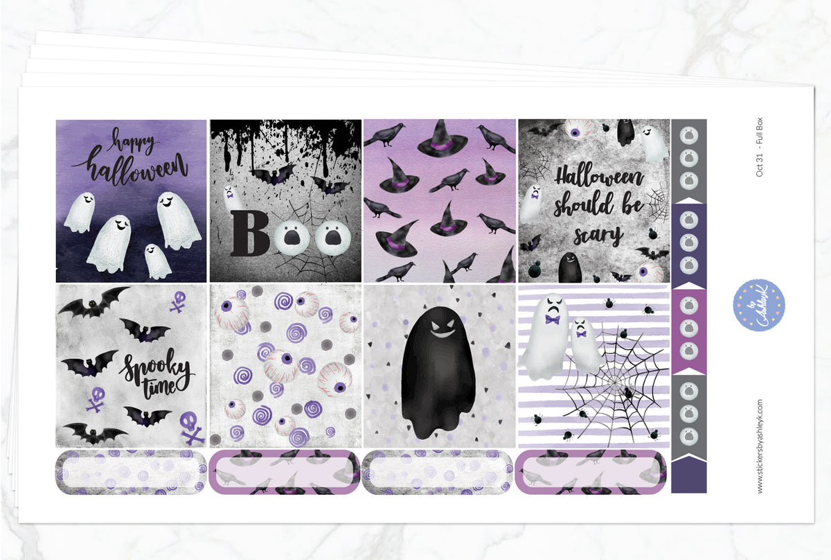 October 31 Weekly Kit - Erin Condren Horizontal Planner Stickers ...