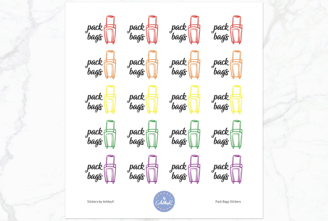 Pack Bags - Rainbow