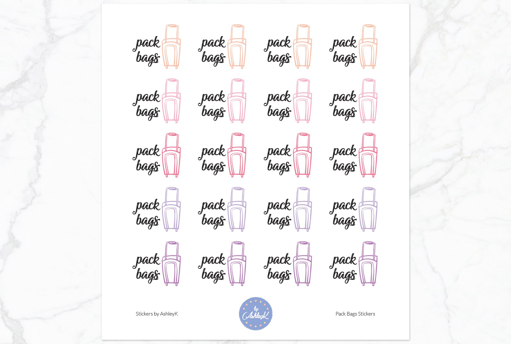 Pack Bags - Raspberry