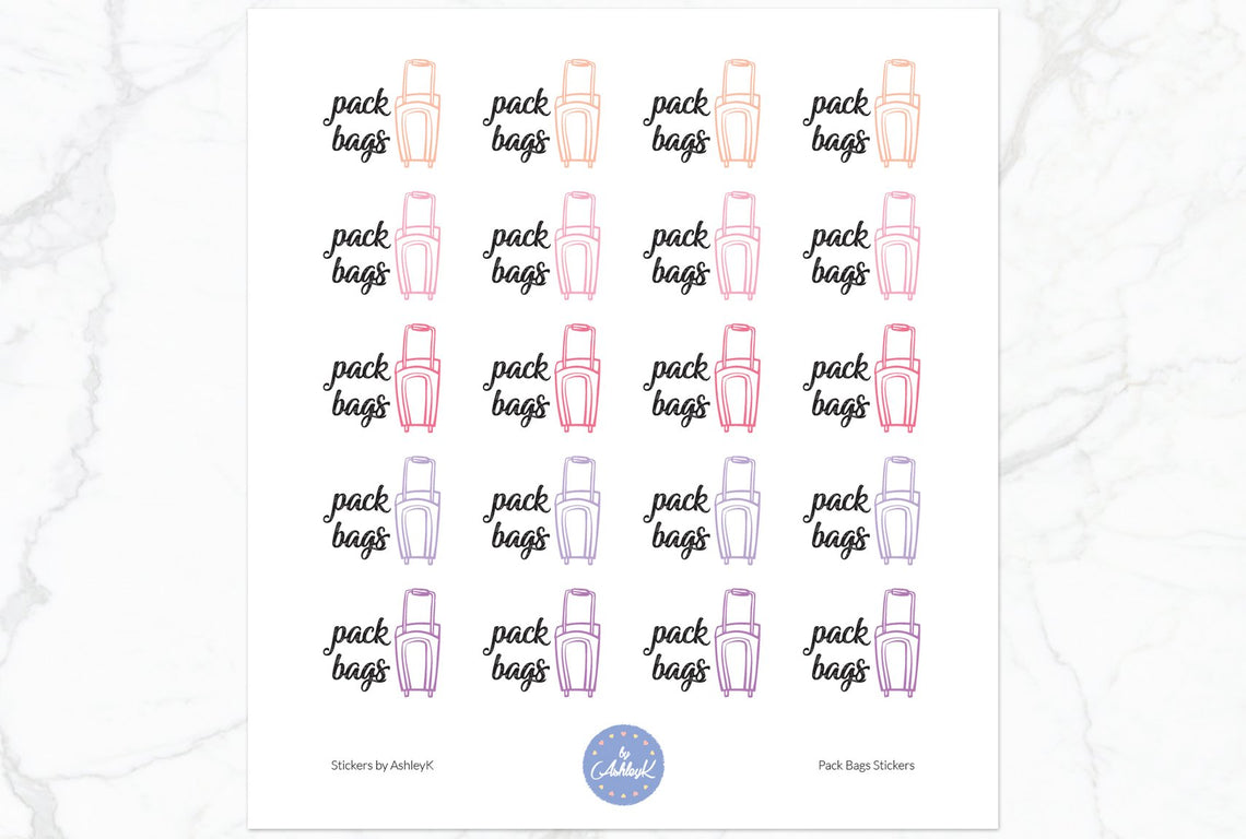 Pack Bags - Raspberry