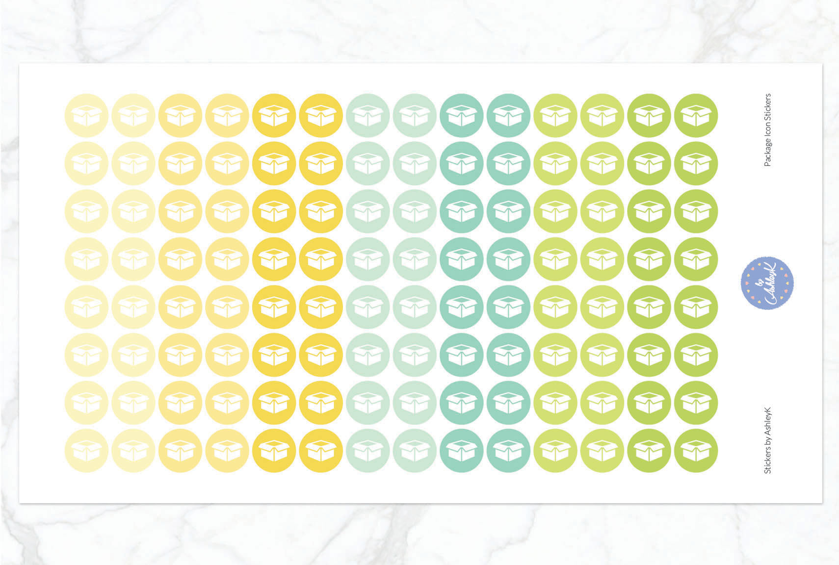 Package Icon Stickers - Lemon&Lime