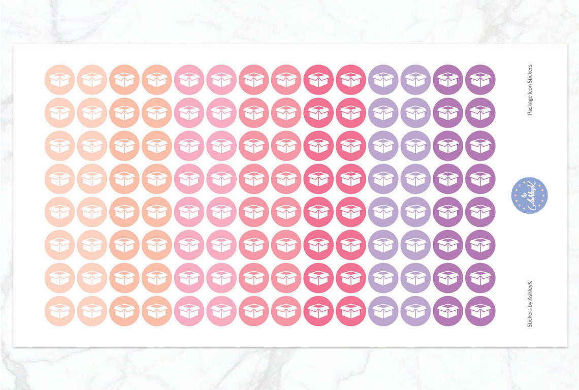 Package Icon Stickers - Raspberry