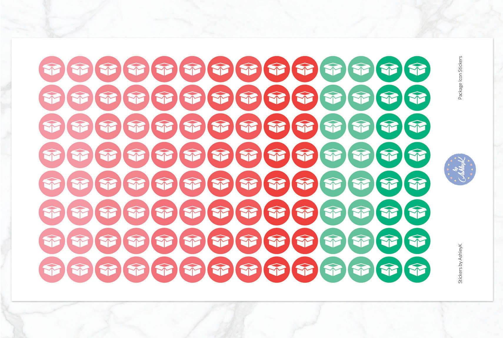Package Icon Stickers - Watermelon