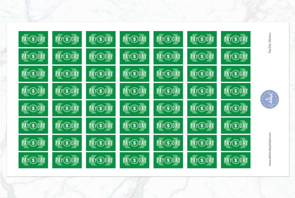 Pay Day Stickers