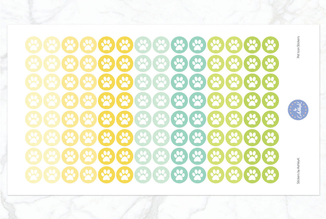 Pet Icon Stickers - Lemon&Lime