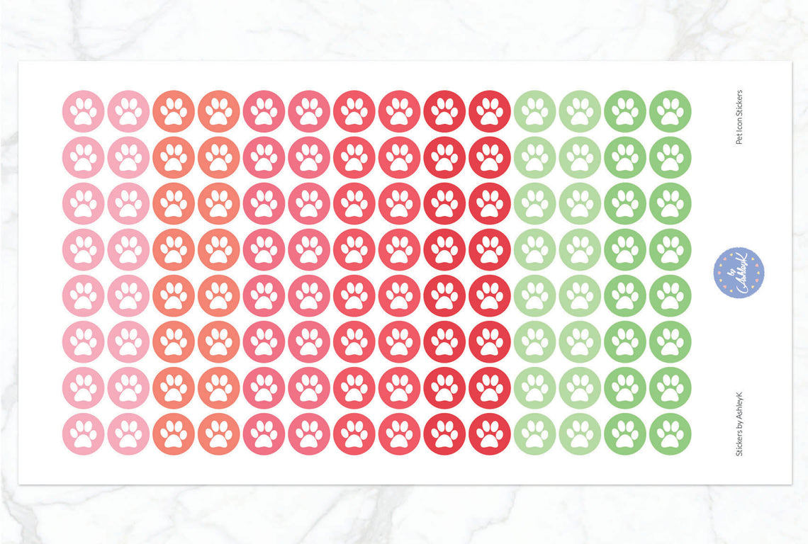 Pet Icon Stickers - Strawberry