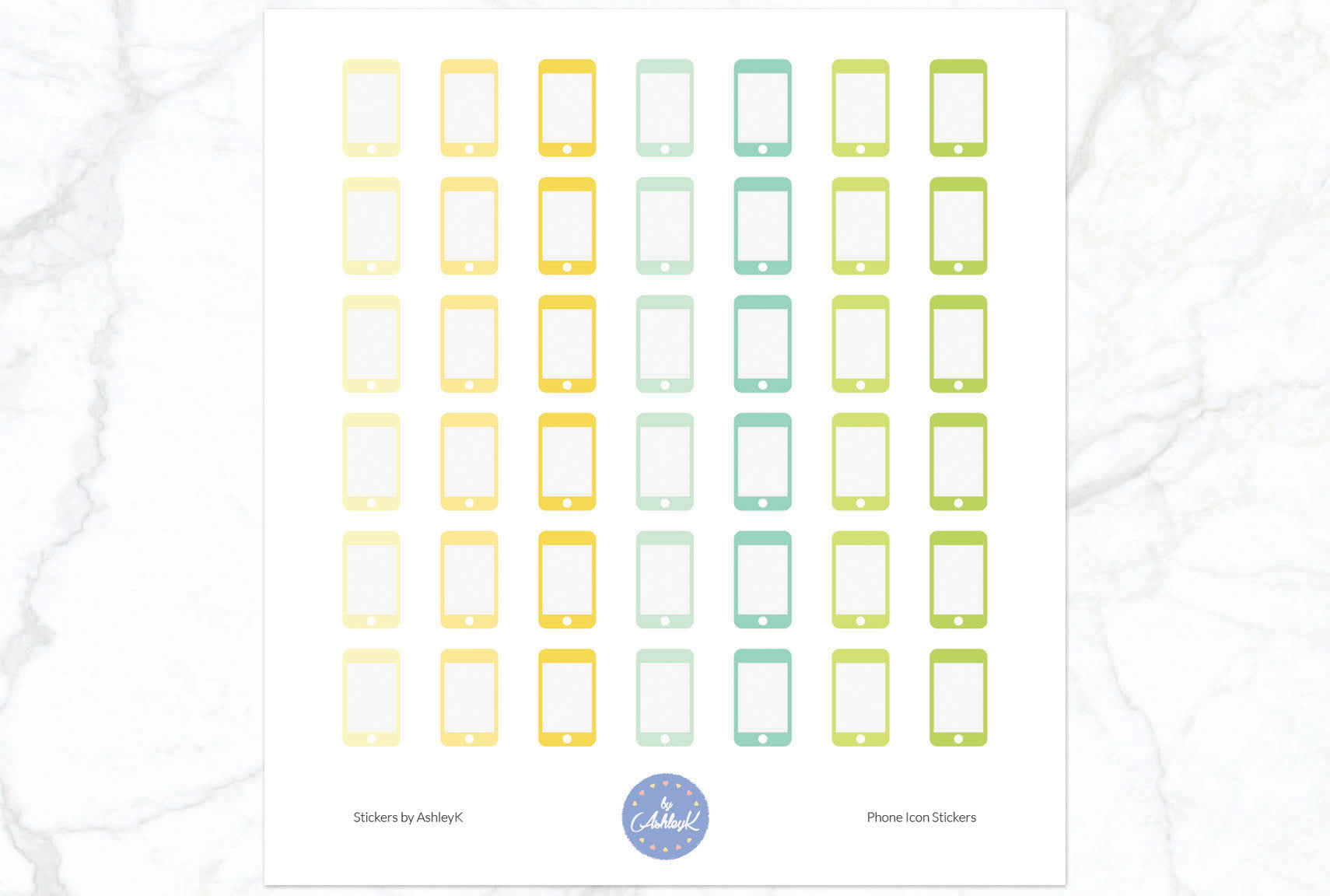 Phone Stickers - Lemon&Lime