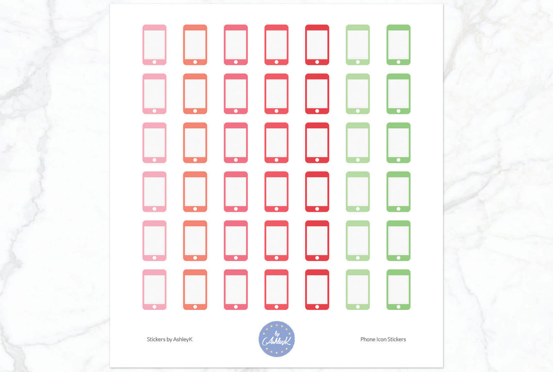 Phone Stickers - Strawberry