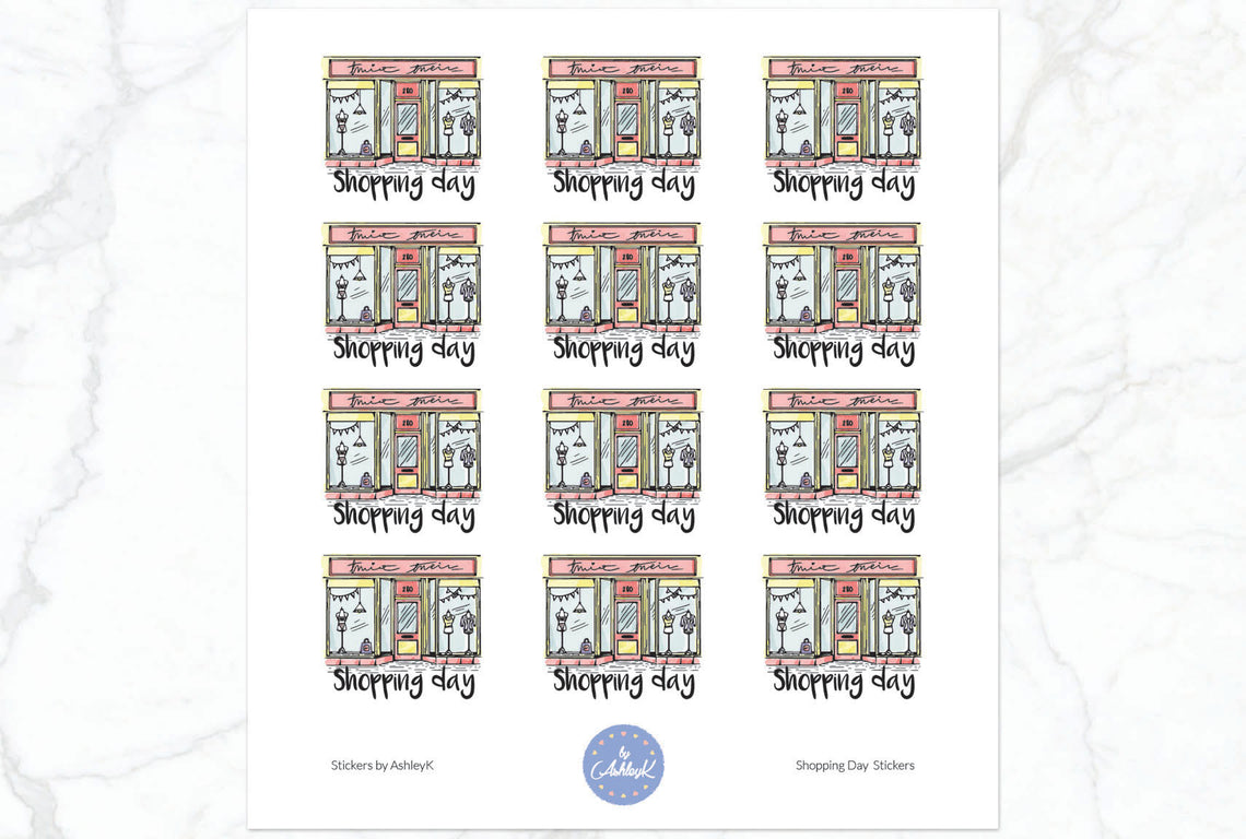 Shopping Stickers - Boutique