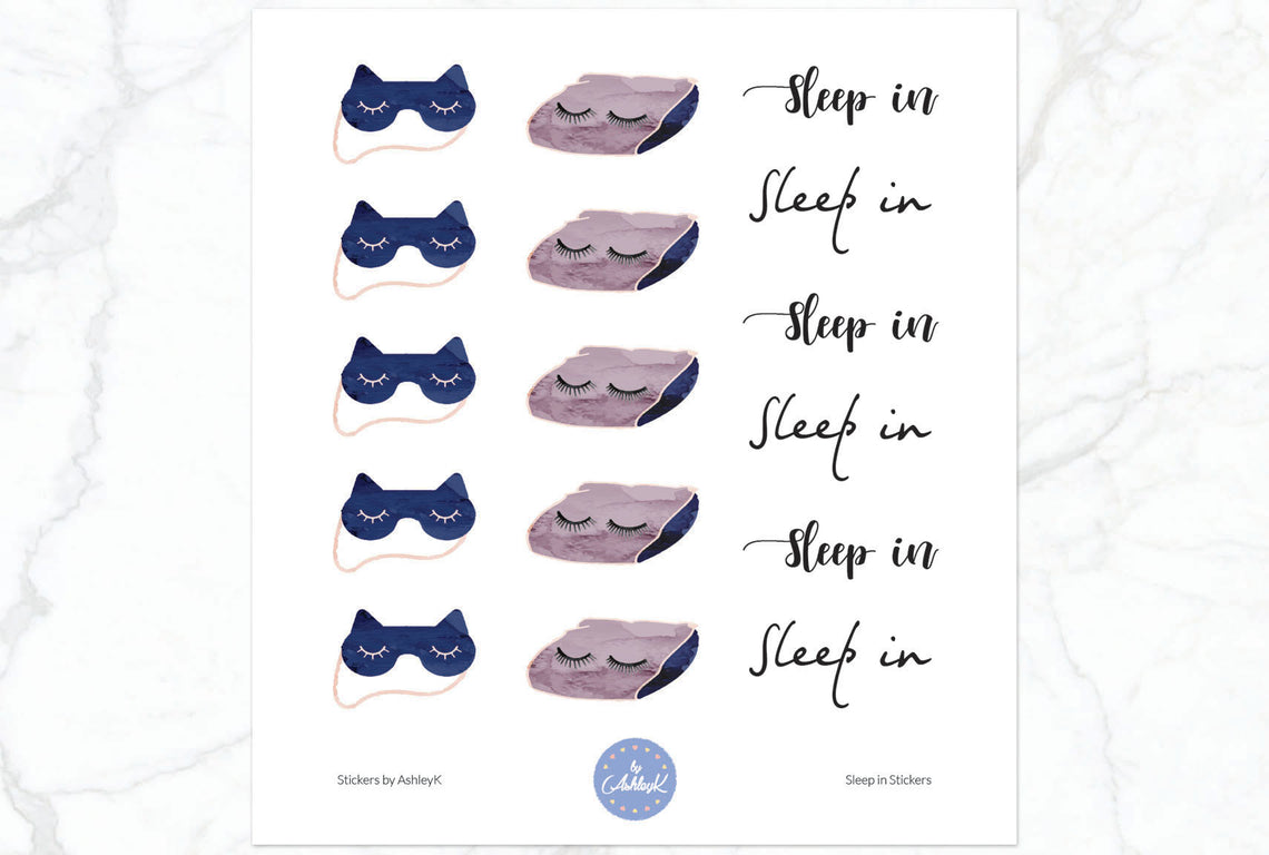 Sleep in Stickers