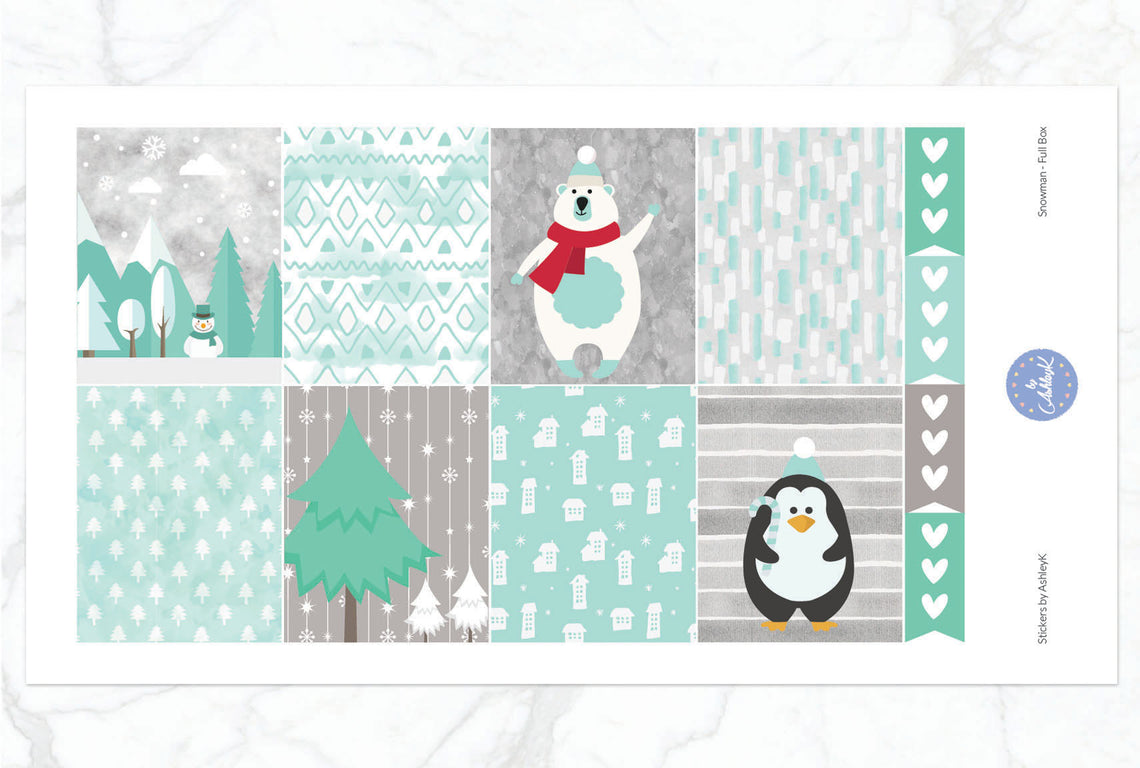 Snowman - Full Box Sheet