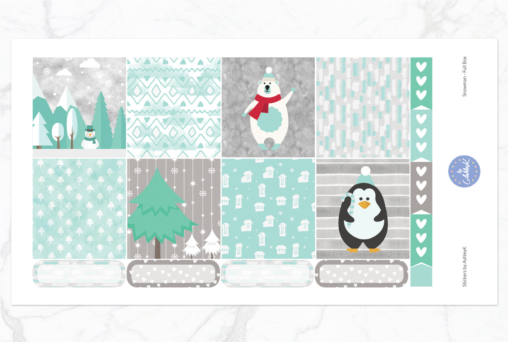 Snowman - Full Box Sheet