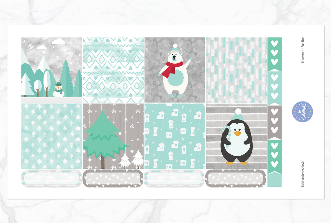 Snowman - Full Box Sheet