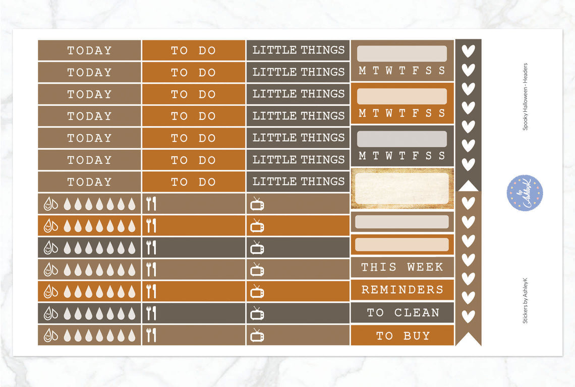 Spooky Halloween - Functional Sheet