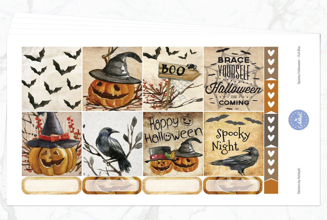 Spooky Halloween Weekly Kit  - Full Kit