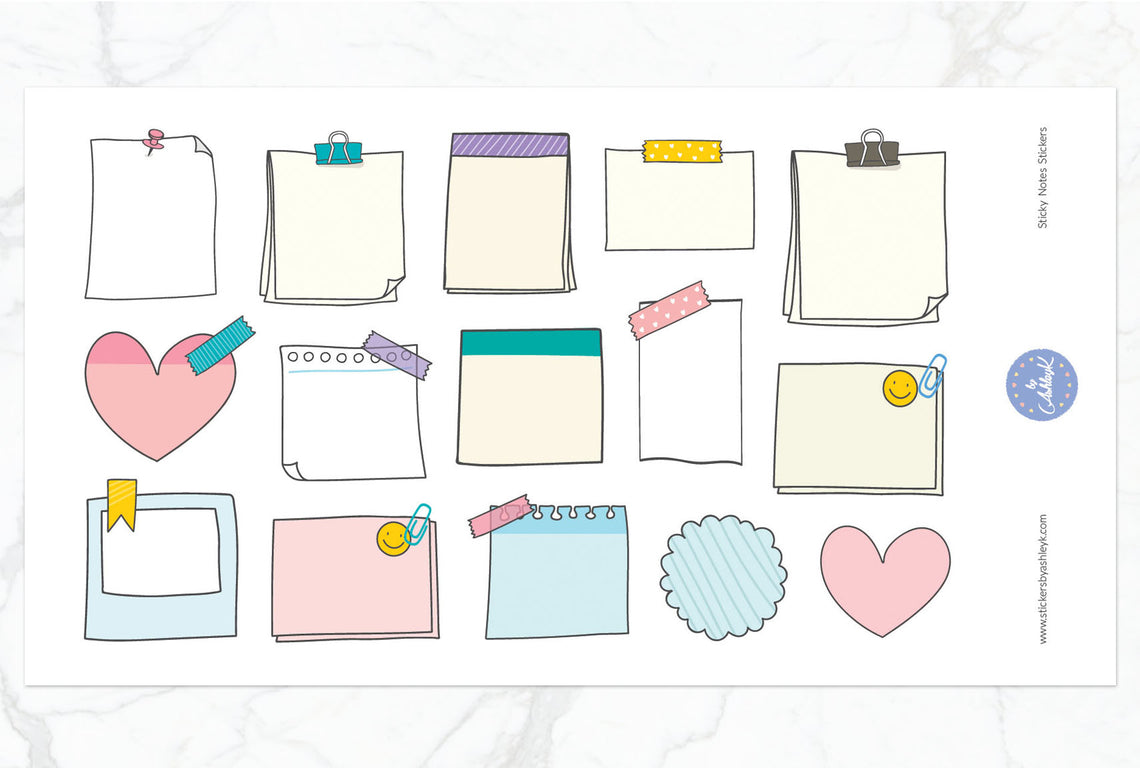Sticky Notes Stickers