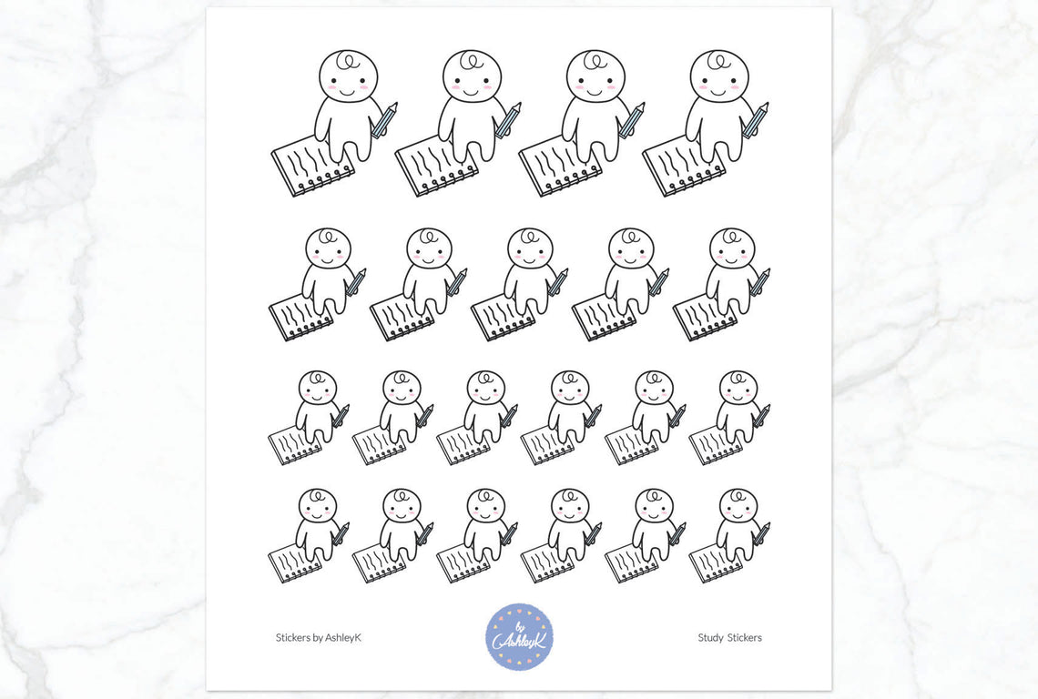 Study Emoticon Stickers