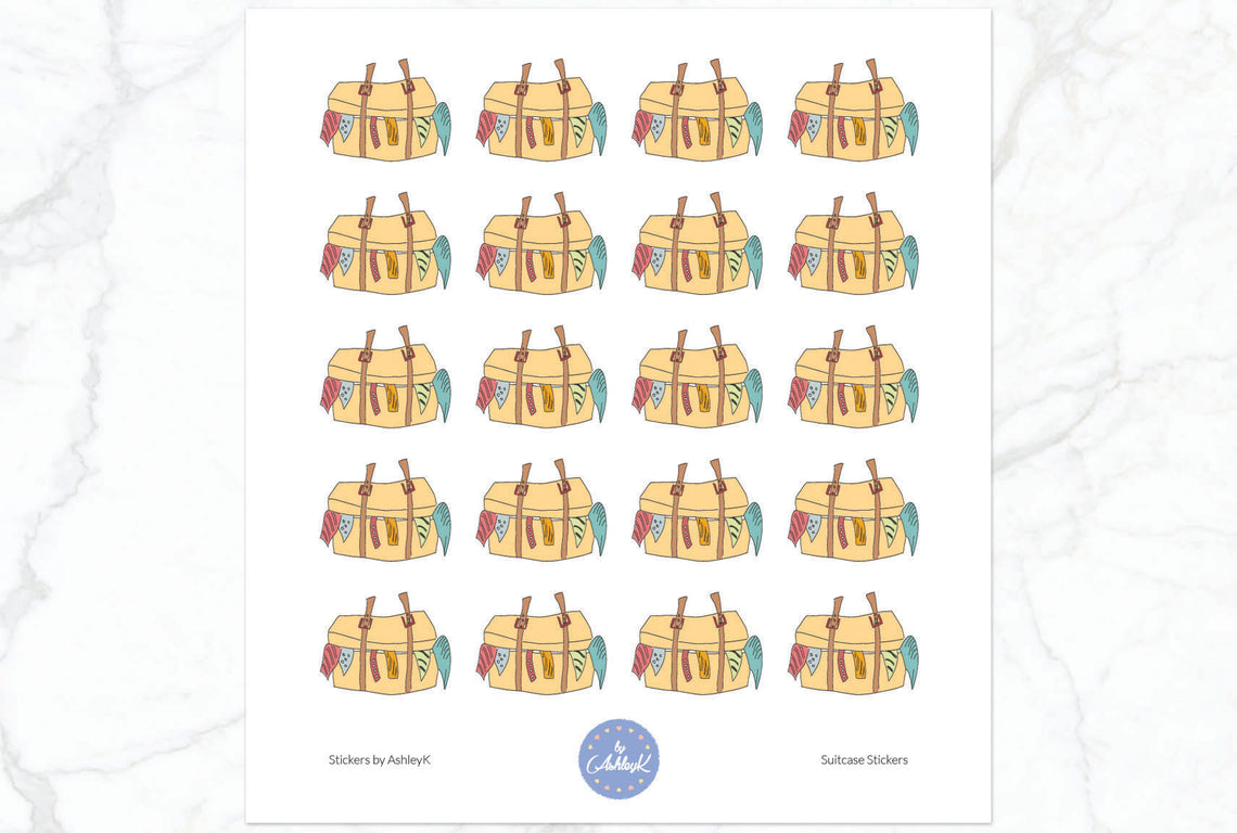 Suitcase Stickers