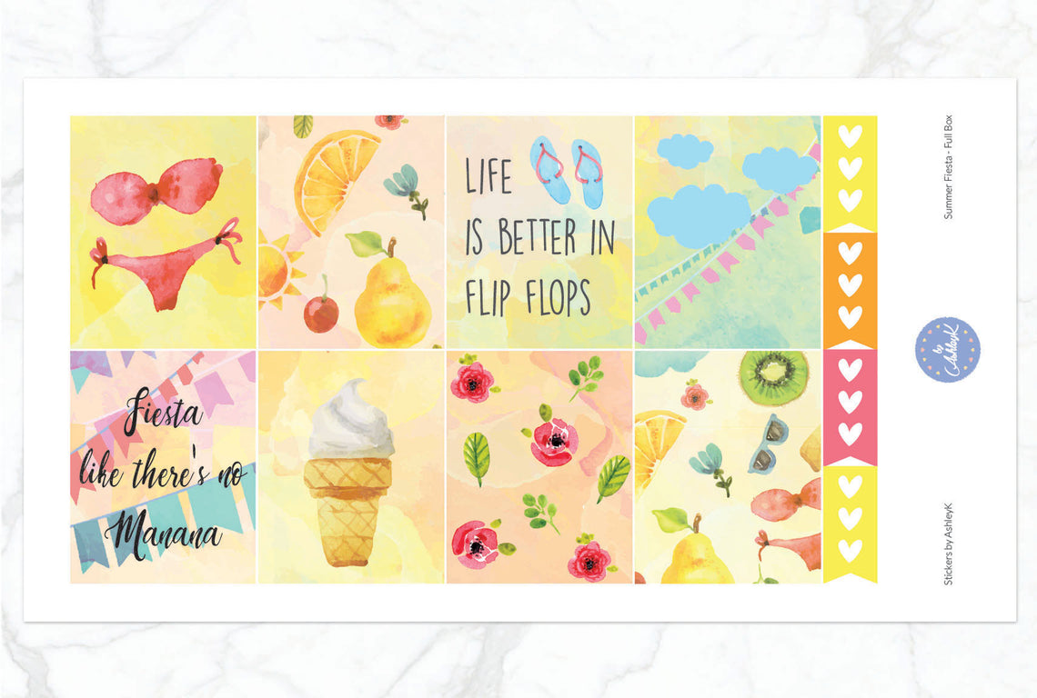 Summer Fiesta - Full Box Sheet