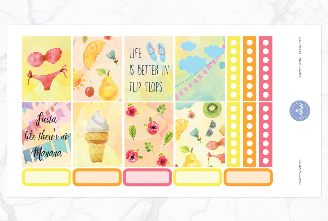 Summer Fiesta - Full Box Sheet