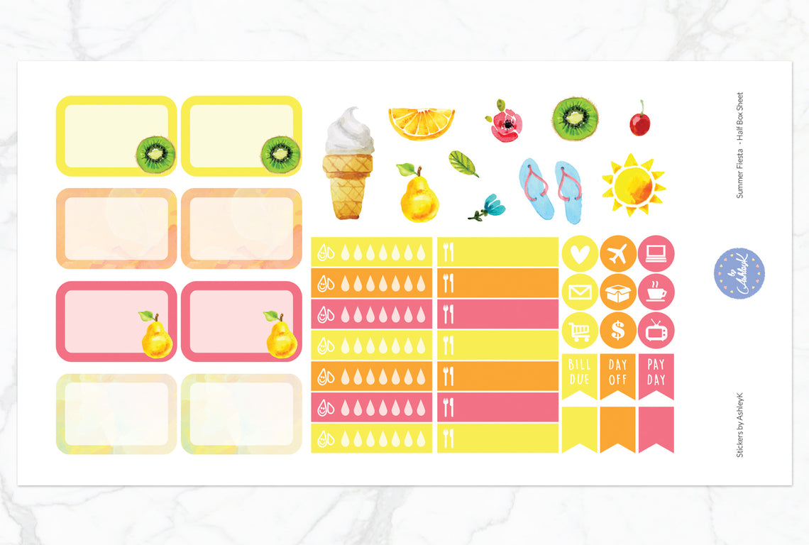 Summer Fiesta - Half Box Sheet