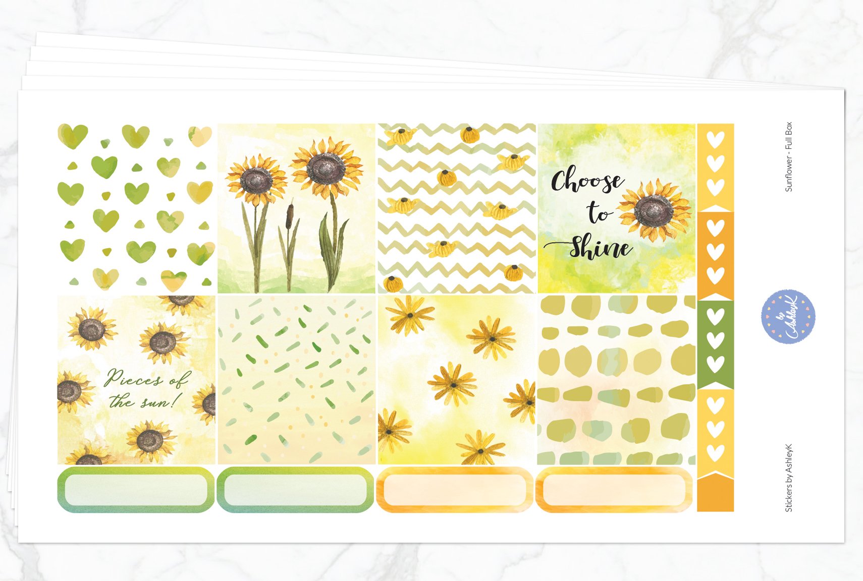 Sunflower Weekly Kit  - Full Kit