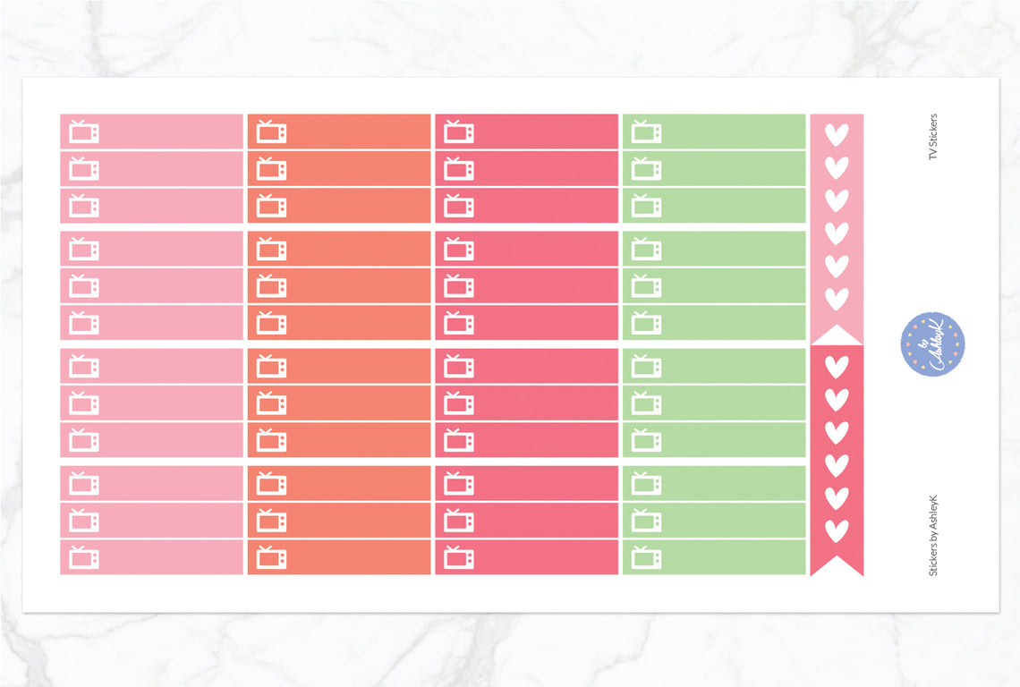 TV Stickers - Strawberry