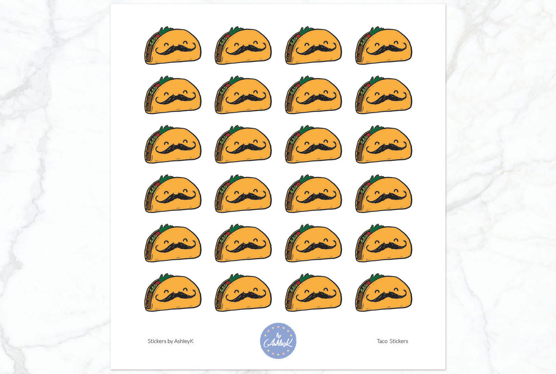 Taco Stickers