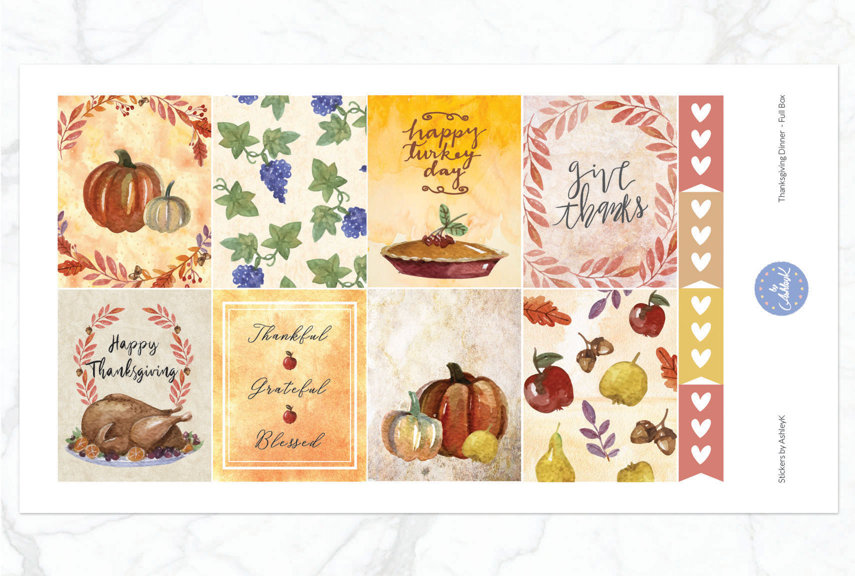 Thanksgiving Dinner - Full Box Sheet