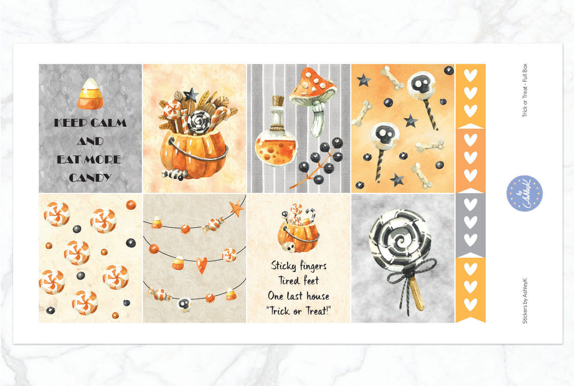 Trick or Treat - Full Box Sheet