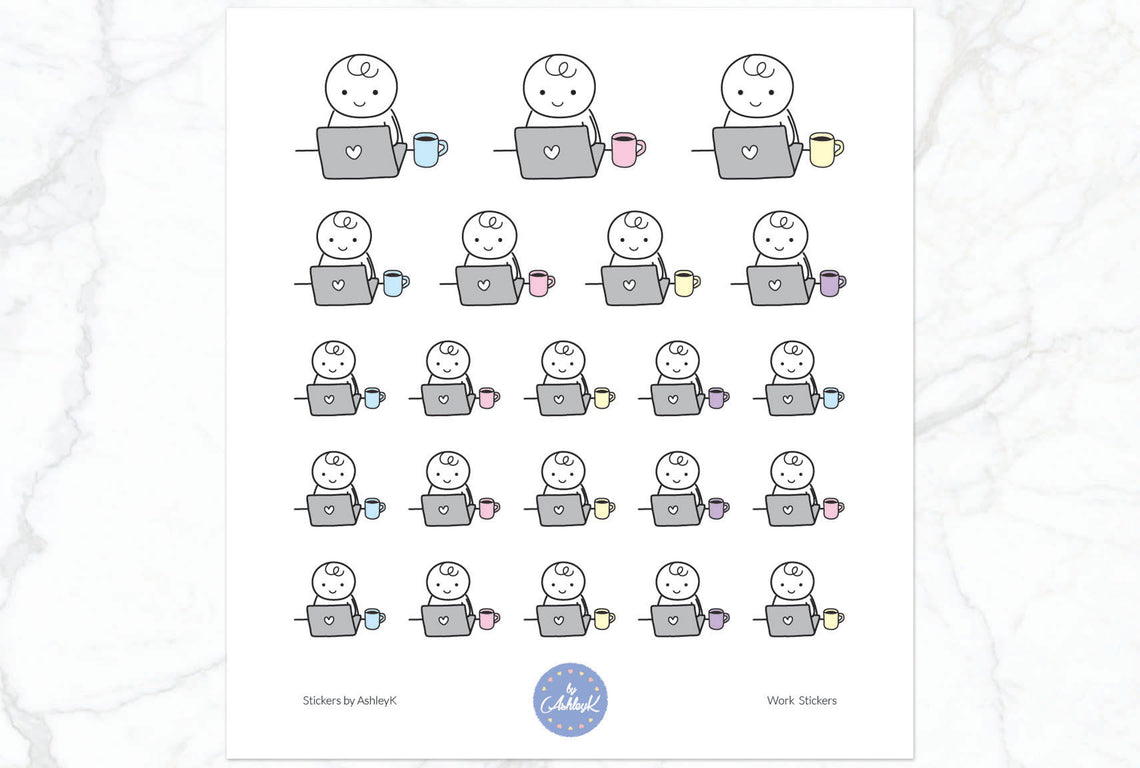 Work Emoticon Stickers