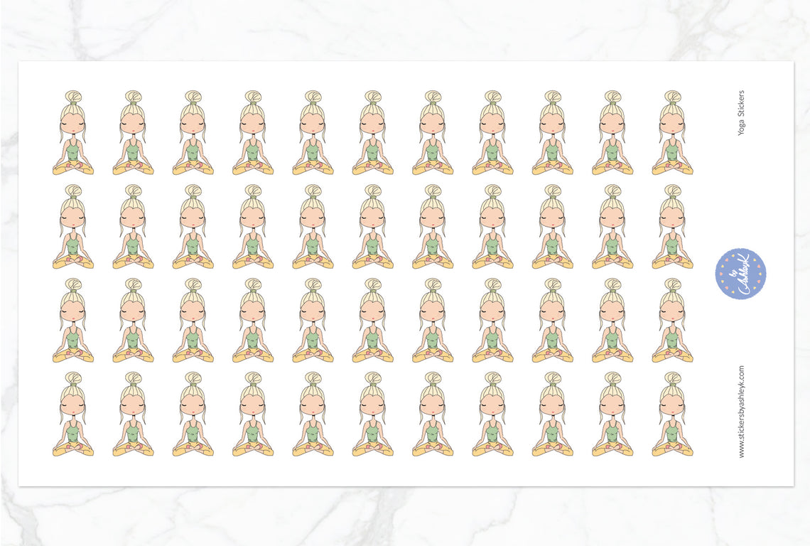 Yoga Stickers - Blonde