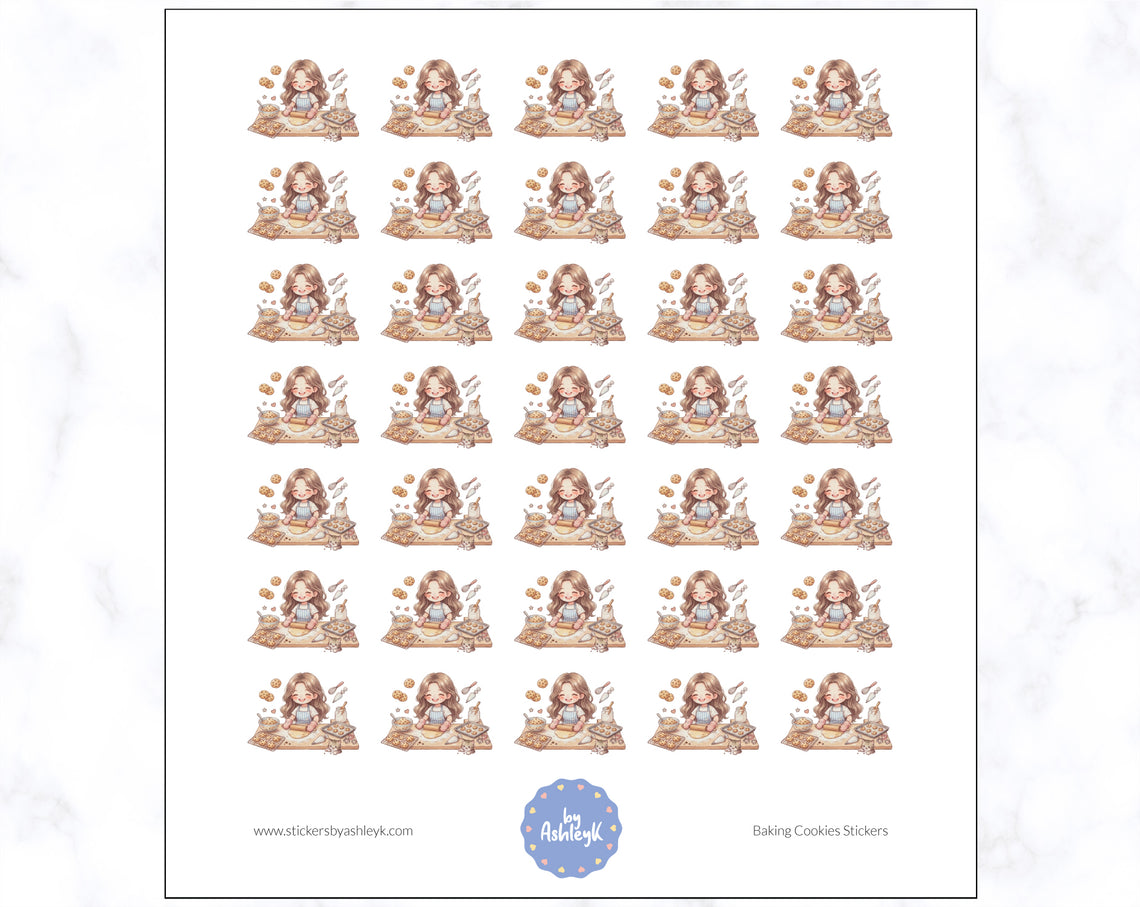Baking Cookies Planner Stickers