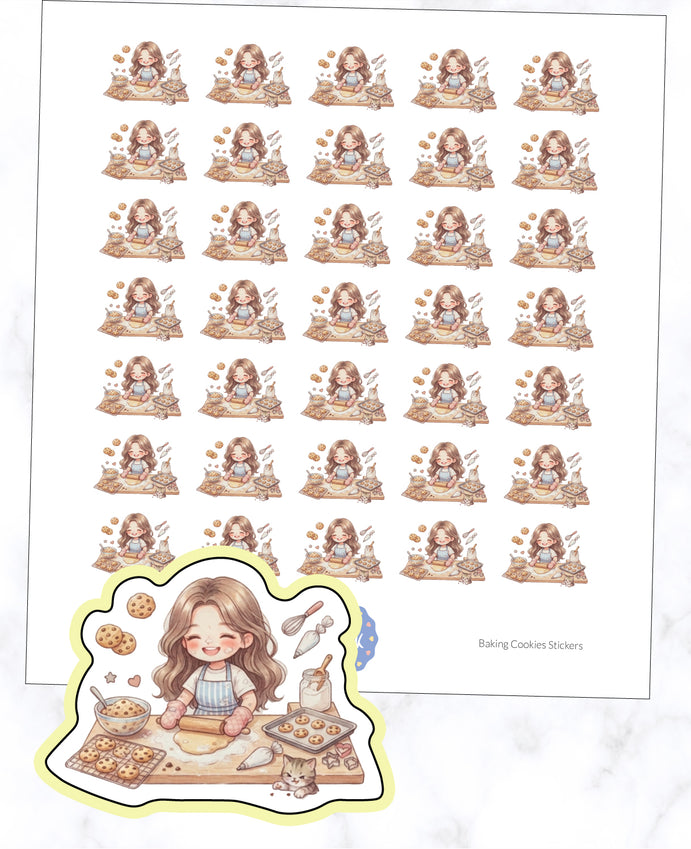 Baking Cookies Planner Stickers