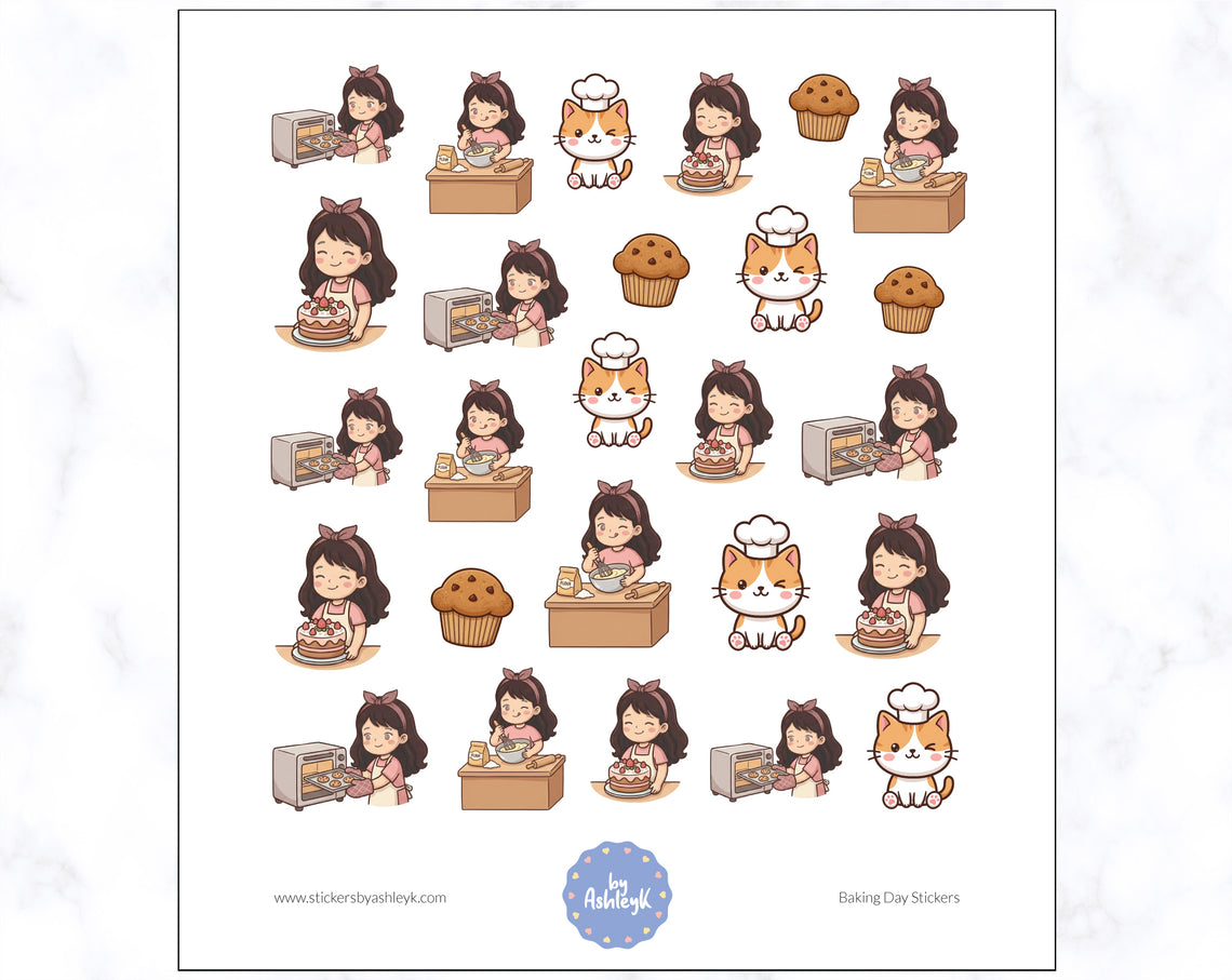 Baking Day Planner Stickers