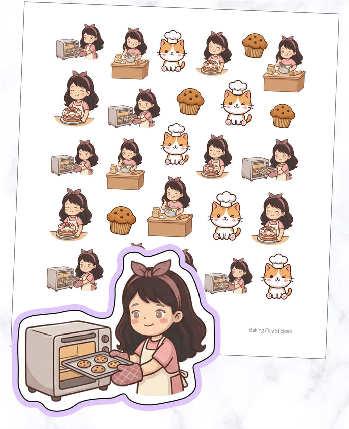 Baking Day Planner Stickers
